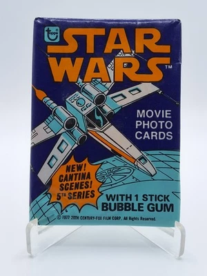 1997 Topps Star Wars Series 5 "FACTORY SEALED" Wax Pack "VINTAGE" rare - Image 1 of 3