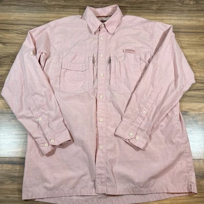 Simms Cor3 Mens XXLT |Pink| Vented Long Sleeve Button Down Fishing Shirt - Image 1 of 4