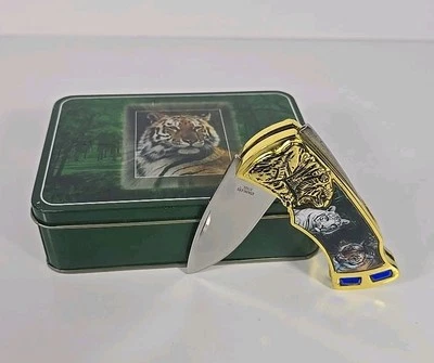 Stainless Steel tiger Knife With Tin - Image 1 of 4