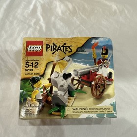 NEW Lego PIRATES Cannon Battle 6239 Ages 5-12. 45 Pieces