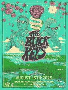 The Black Keys Poster 15.08.2025 Gilford NH signiert & nummeriert #/15 Künstlerausgabe - Bild 1 von 8