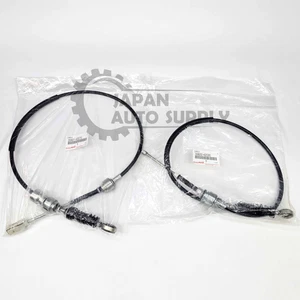 OEM GENUINE TOYOTA 1996-2000 RAV4 MT TRANSMISSION SHIFTER CONTROL CABLE SET OF 2 - Picture 1 of 5