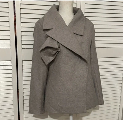 ¡Chaqueta con cuello chal de mezcla de lana y cachemir Jil Sander!  Talla 4 Foto 1 de 4