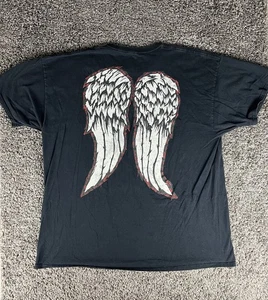Walker Hunter The Walking Dead Zombie AMC Black T shirt sz XL Front Back Hit - Picture 1 of 6