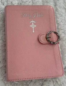 ICB Prinzessinnenbibel rosa Glitzer Holy Bible 09875 beschriftet 2005 Thomas Nelson - Bild 1 von 18