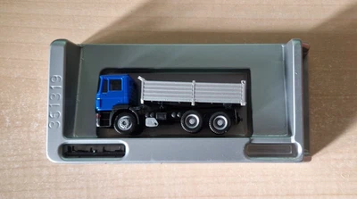 Herpa 144902 MAN F2000 autocarro ribaltabile neutro blu grigio 1:87 OVP - Immagine 1 di 4