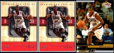 2002 Eric Snow (3) Card Lot - DON’T MISS OUT – NEXT TIME IT’S GONE FOR GOOD! - Image 1 of 2