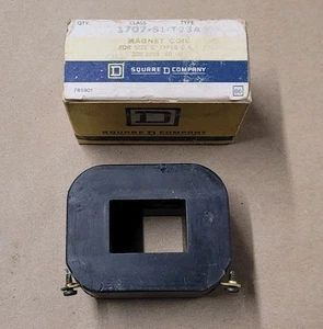 Bobina magnética cuadrada D 1707-S1-T23A para arrancador tamaño 2 208-220V - Imagen 1 de 5