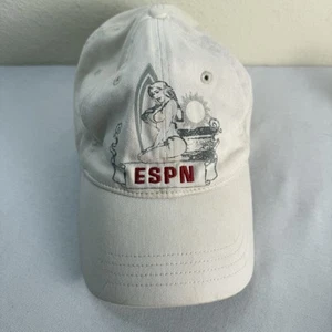 Vintage ESPN Bikini Damen Mütze Beige Cap L/XL Fitted - Bild 1 von 9