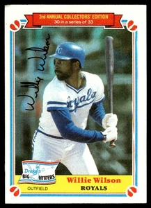 1983 Topps Drake's Big Hitters Willie Wilson Kansas City Royals #30 - Picture 1 of 2