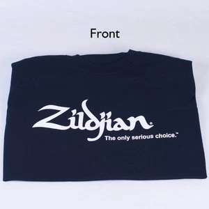 Zildjian klassisches schwarzes T-Shirt mit weißem Logo - Bild 1 von 2