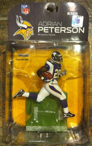 McFarlane NFL Ser 18 ADRIAN PETERSON Vikings Rookie Debut Wave 2 Figure Cover