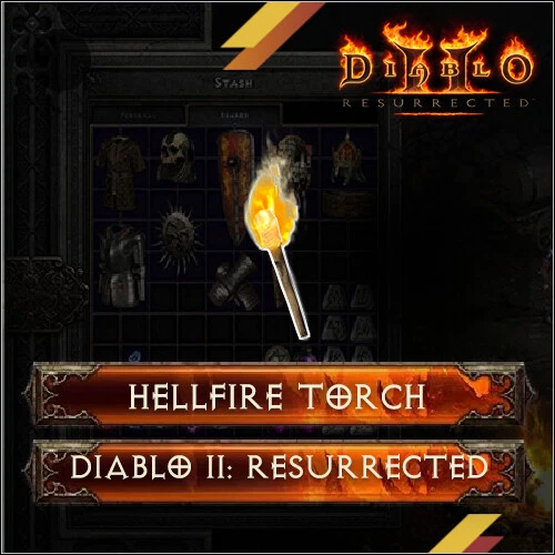 Нellfire Torch - Diablo 2 Resurrected D2r Diablo 2 - Image 1 of 1