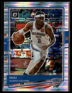 Shai Gilgeous-Alexander 2020-21 Donruss Optic Silver Pulsar #143 Thunder - Picture 1 of 2