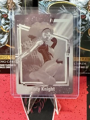 Spider-Man Renditions Impel insert Misty Knight Magenta PRINTING PLATE RARE 1/1 - Image 1 of 2
