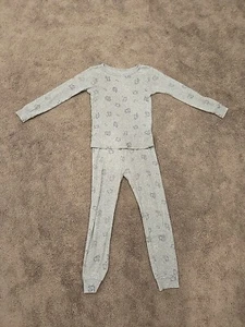 Kids Girls Carter's Long Sleeve Pants PJ Set Size 6 Gray W Sleepy Owls - Picture 1 of 4