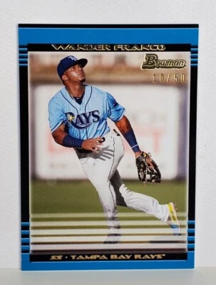 2021 Bowman Transcendent VIP Wander Franco SSP /50 2002 RETRO THROUGH THE YEARS  - Image 1 of 4