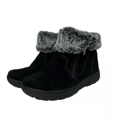 Khombu Black Suede And Faux Fur Boot Women’s Size 7 - Image 1 of 4
