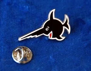 U 96 U-Boot, Uboot, Uboat, Submarine, Sägefisch, Schwertfisch Anstecker Pin Schw - Bild 1 von 1