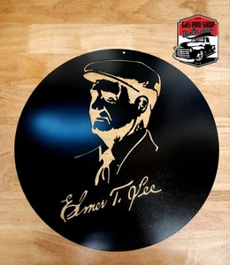 Elmer T Lee Schild Metall Wandbild Plasmaschliff Dekor Whisky Geschenkidee Fass - Bild 1 von 1