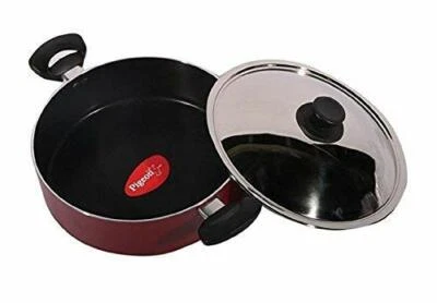 Pigeon by Stovekraft Non-Stick Biriyani Pot with Lid, 8.5 Litres, Red  FS - Image 1 of 3