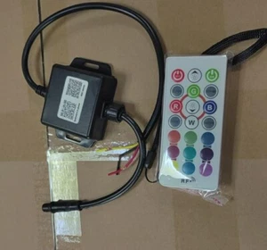 Controller Box +Remote for RGB LED Wheel Light /Underglow Light LED Speaker Ring - Picture 1 of 1