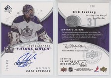 2008-09 SP Authentic Auto Future Watch /999 Erik Ersberg #210 Rookie Auto RC