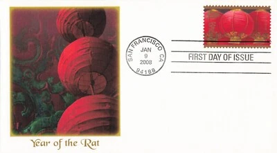US 4221 FDC Year of the Rat Fleetwood - Image 1 of 2