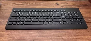 Lenovo PC Computer Black Essential Wireless Keyboard KBRFBU71 No Receiver - Picture 1 of 5