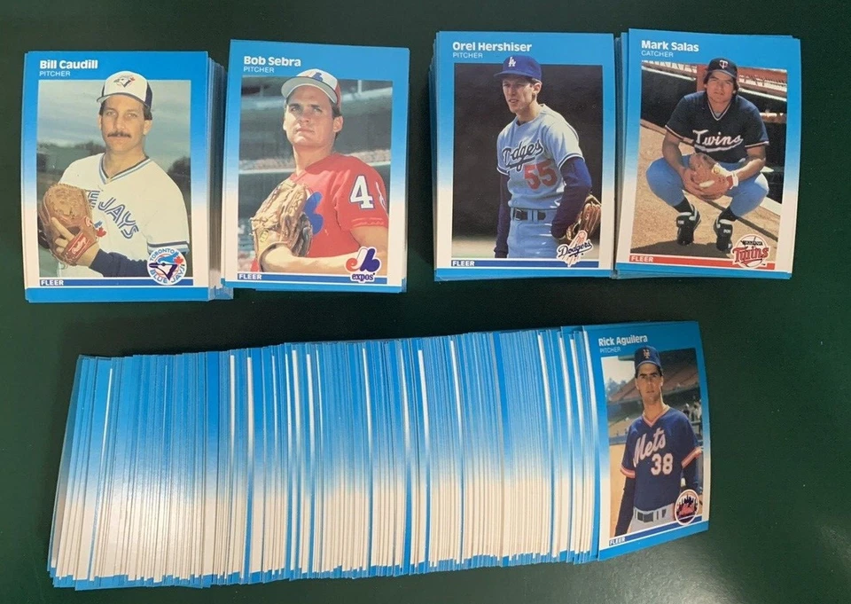 1987 Fleer SET BREAK singles - stars, commons, rookies, Hall of Famers, #1-220 - Image 1 of 1