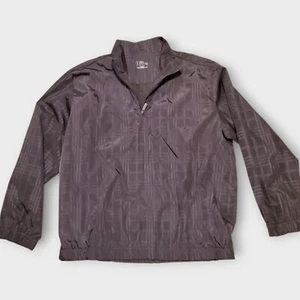 PGA TOUR Men’s XL 1/4 Zip Windbreaker Pullover Jacket Plaid Lightweight Golf - Picture 1 of 11