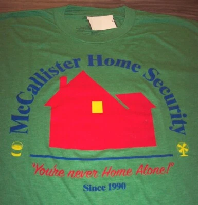 HOME ALONE McCallister Home Security T-Shirt BIG & TALL 4XL 4XB NEW Christmas - Image 1 of 4