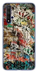Coque en silicone imprimée compatible Huawei Honor 20 Graffiti 1 - Photo 1 sur 3