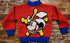 VTG Disney Mickey & Co Mickey Mouse Baby Sweater 2T