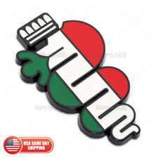 Alfa Romeo Italian Flag Side Rear Boot Trunk Emblem Logo Badge Sticker Nameplate