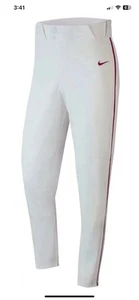 Pantalones de béisbol softbol Nike Vapor Select para hombre talla grande blanco rojo BQ5489-109 $45 - Imagen 1 de 3