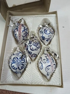 5er Set Vintage Christbaumschmuck Glaskugeln European Craftsman Commodore - Bild 1 von 4