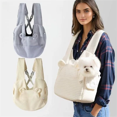 Haustier Bag Hund Katze Umhängetasche Hunderucksack Katzenrucksack Tragetasche - Bild 1 von 4