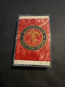 Queensryche - Rage For Order Cassette Tape 1986 Original EMI 4XT-17197 Metal Vtg - Picture 1 of 3