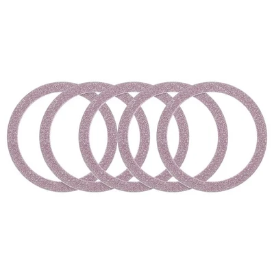 Магнитное кольцо-наклейка, металлическое блестящее магнитное переходное кольцо, розовое розовое 5 шт. - Изображение 1 из 4