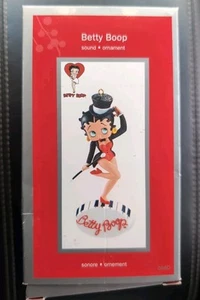American Greetings Heirloom Betty Boop Magic Sound Christmas Holiday Ornament - Imagen 1 de 4