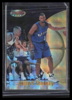 Calbert Cheaney 1997-98 Bowman's Best Atomic Refractor #87 Washington Wizards - Image 1 of 2