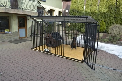 Verstärkter Hundezwinger mit Holzboden 3 x 2 x 1,71 m * ZW007 * Zwinger * NEU! - Bild 1 von 4