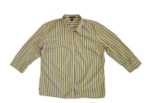 Top camicia Lauren Ralph Lauren a righe con bottoni davanti manica 3/4 cotone più 3X  - Foto 1 di 4