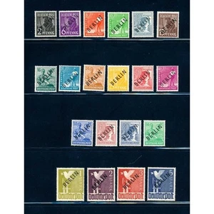 ALEMANIA BERLÍN 1948 COMO NUEVO JUEGO NH #9N1-20, FIRMADO SCHLEGEL EN LA PARTE POSTERIOR!! - Imagen 1 de 2