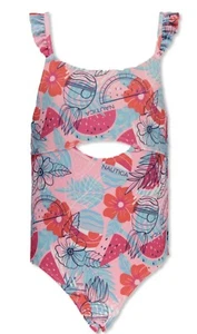NAUTICA GIRLS' 1-PIECE SWIMSUIT Kids Youth Child Size Large 12 / 14 Hawaii - Picture 1 of 7