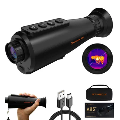 AI384x288 Thermal Imaging Monocular 50HZ Night Vision Scope for Hunting Outdoor - Image 1 of 4