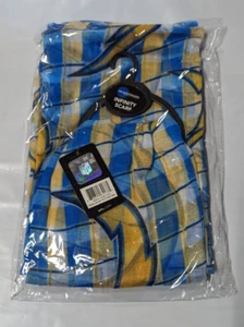 Los Angeles Chargers Sheer Infinity Neck Fashion Scarf NEW - Plaid - Picture 1 of 1