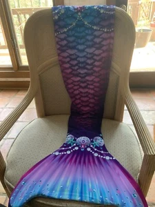 Fin Fun Mermaid Tail Pink Fantasy Child New - Picture 1 of 5