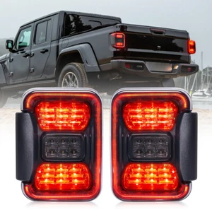 DOT LED Tail Lights Brake Lamp Sealed Beam IP67 For Jeep Gladiator JT 2020-2023 - Foto 1 di 15